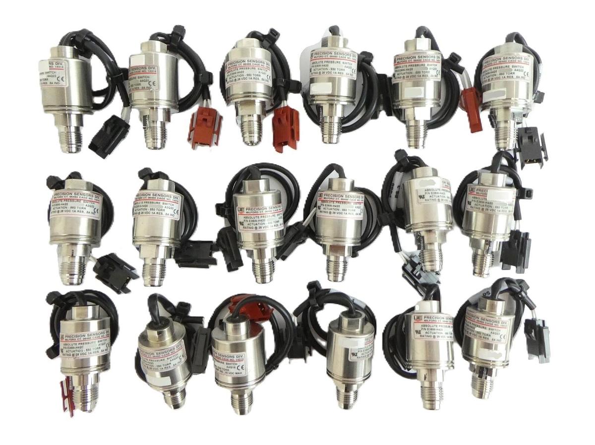 Used UE Precision Sensors E36W-H420 Pressure Switch Reseller Lot of 18 Working