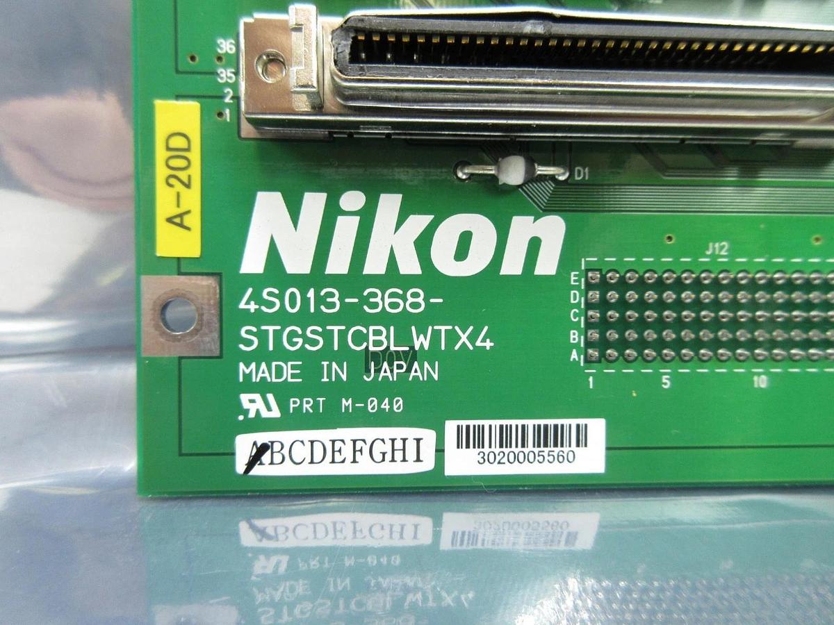 Used Nikon 4S013-368 Backplane Interface Board PCB STGSTCBLWTX4 NSR-S307E Used