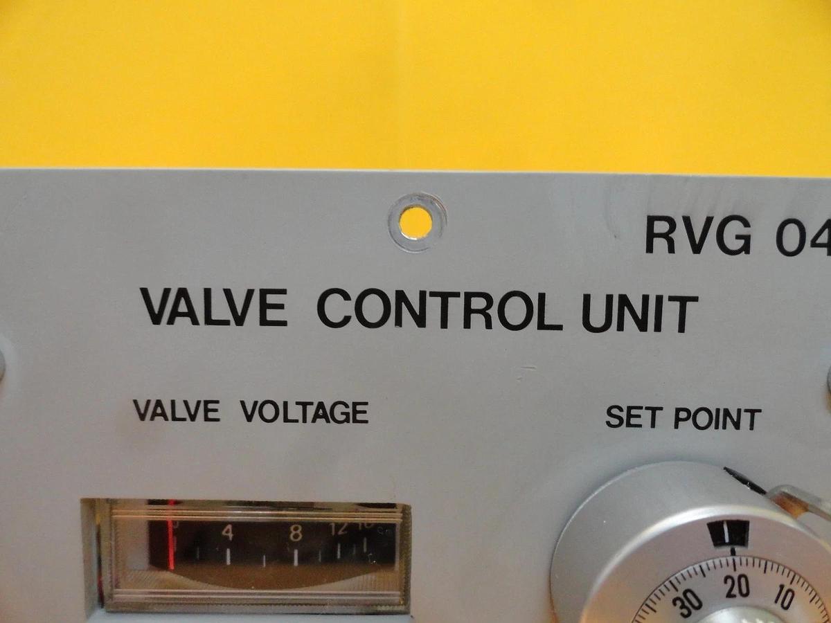 Used Balzers BG M12 505 Valve Control Unit RVG 040 Used Working