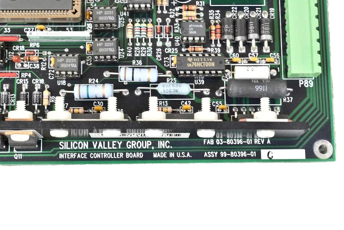 Used SVG Silicon Valley Group 99-80396-01 Nikon Interface PCB 90S DUV Working Surplus
