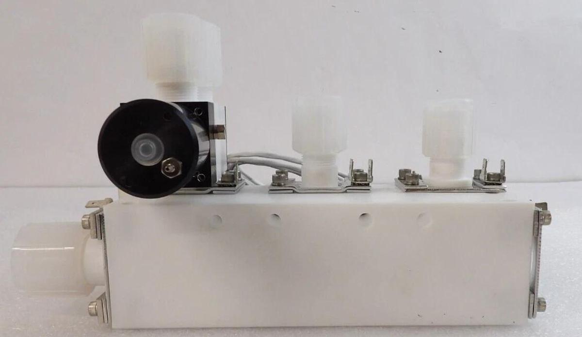 Semitool V0306FC-6AB-188 ASM 3 Stage 3/4 Center Manifold 3/4 Bellows New Surplus
