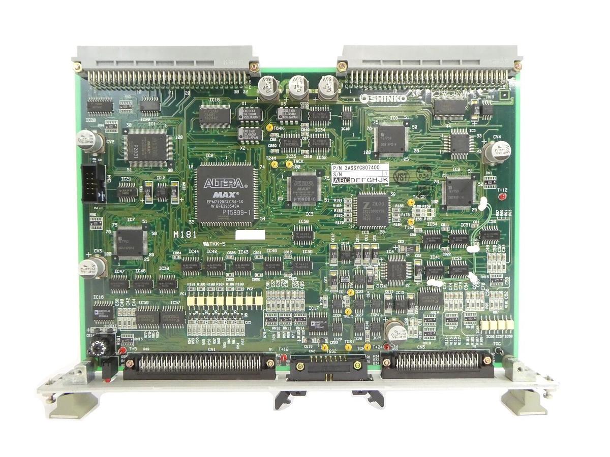 Used Asyst Shinko 3ASSYC807400 Interface Board PCB Assembly BOIF2 Working