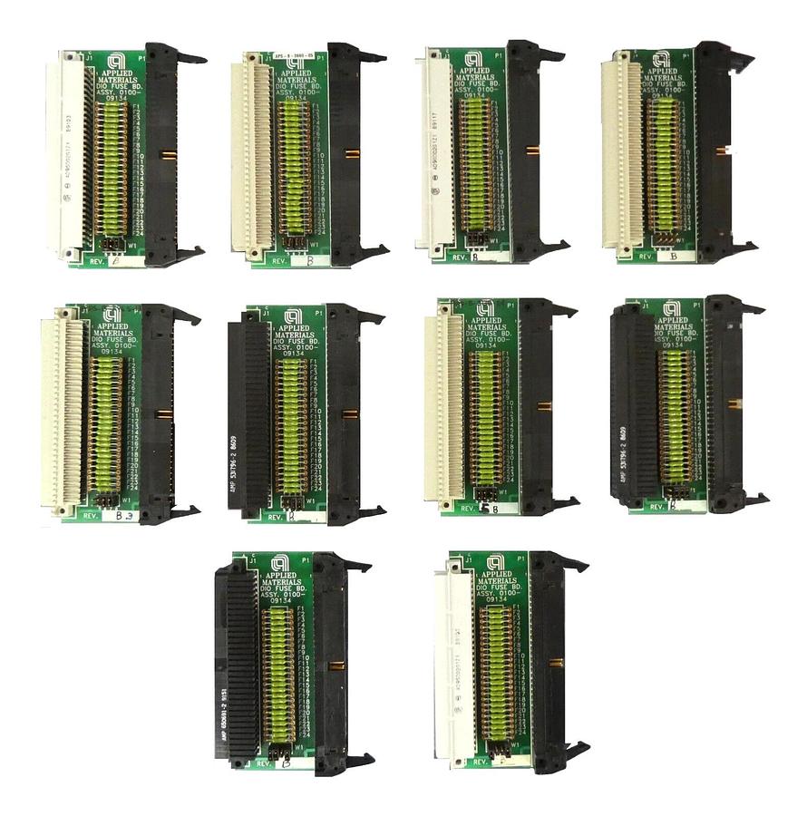 Used AMAT Applied Materials 0100-09134 DIO Fuse PCB Board Reseller Lot of 10 Working
