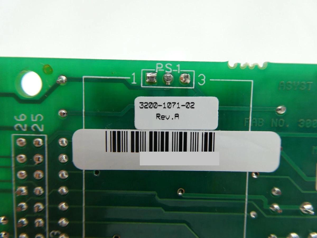 Used Asyst Technologies 3200-1071-02 Load Port PCB MICRO-G 6018-1002-10B FL 300 I/O