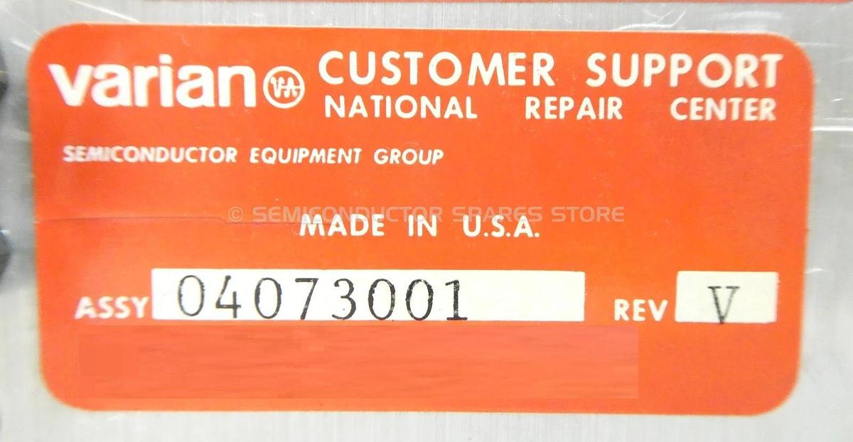 Used Varian Semiconductor 04073001 Accel/Decel Power Supply MDL-1/2 VSEA Working