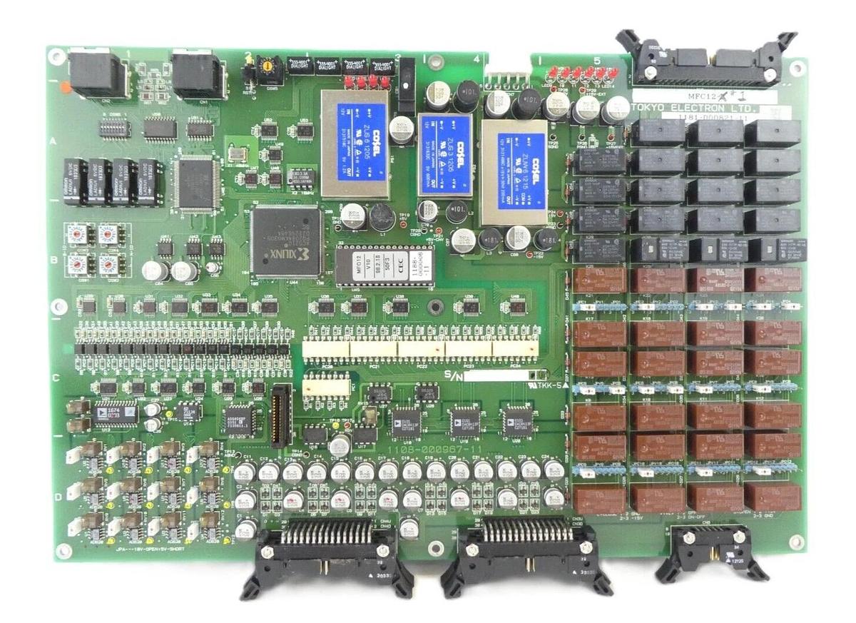 Used TEL Tokyo Electron 1181-000821-11 MFC12-1 PCB Card 1108-000967-11 Working Spare
