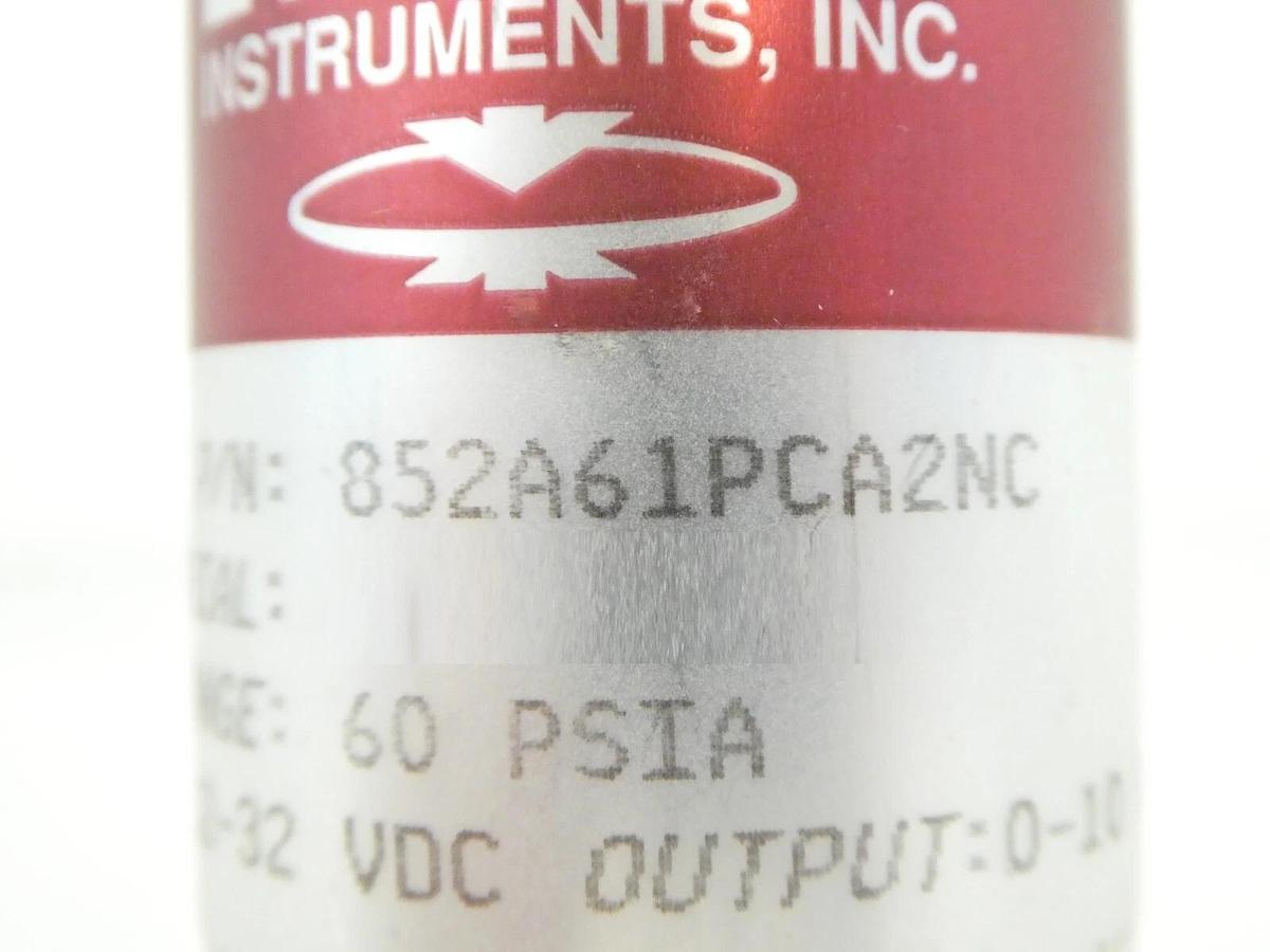 Used MKS Instruments 852A61PCA2NC Pressure Transducer Baratron Lot of 4 Working