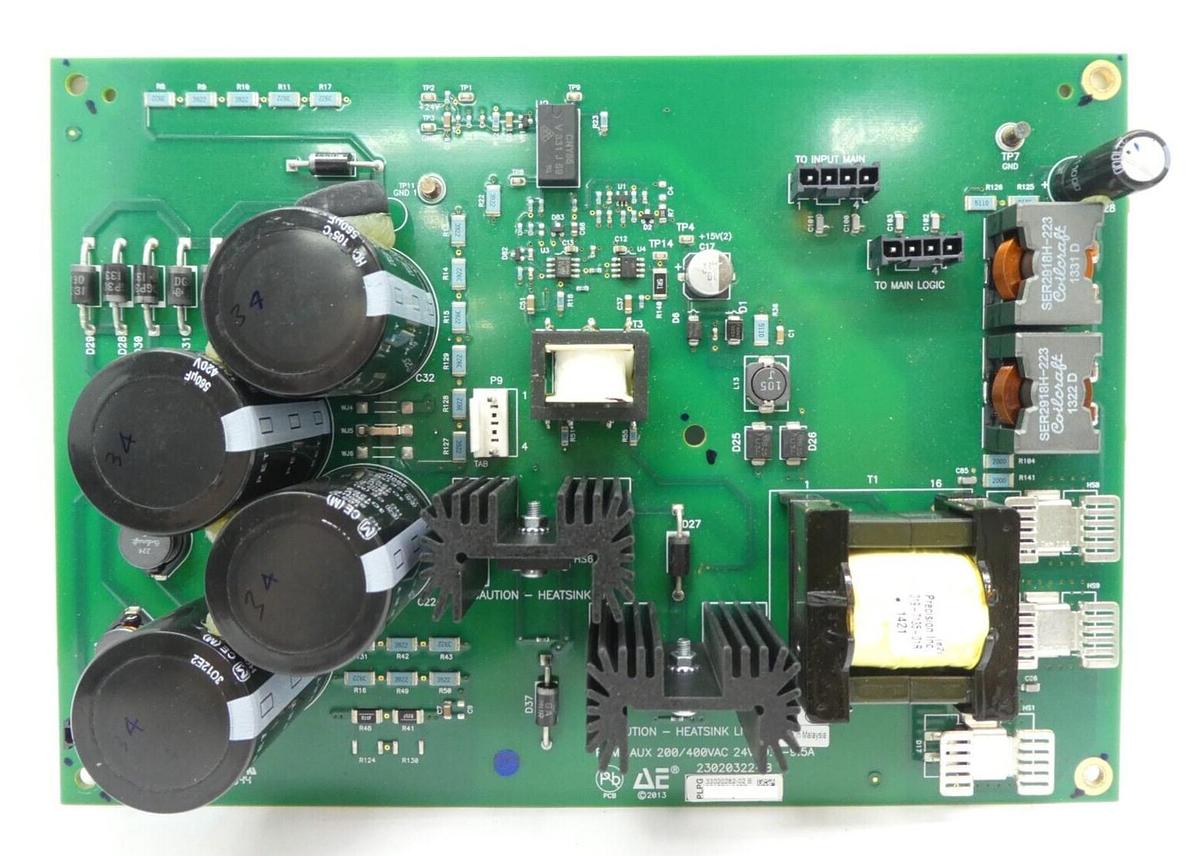 Used AE Advanced Energy 23020322-B PRMT AUX 200/400VAC 24v 0.4-9.5A PCB 33020282-02