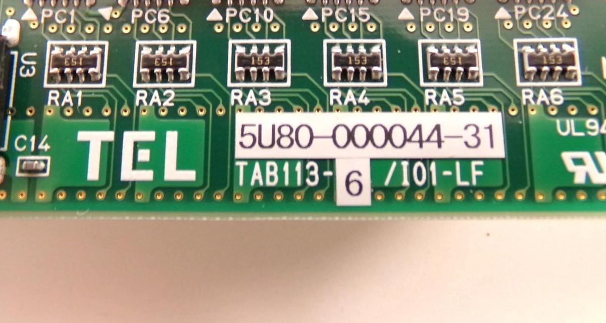 Used TEL Tokyo Electron 5U80-000044-31 Network PCB TAB113-6/I01-LF Working Surplus