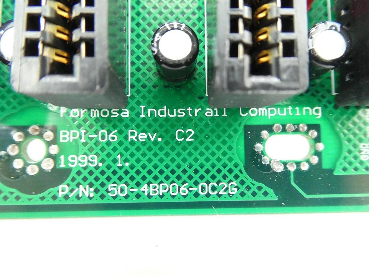Used Formosa Industrial Computing 50-4BP06-0C26 Backplane Board PCB BPI-06 Working