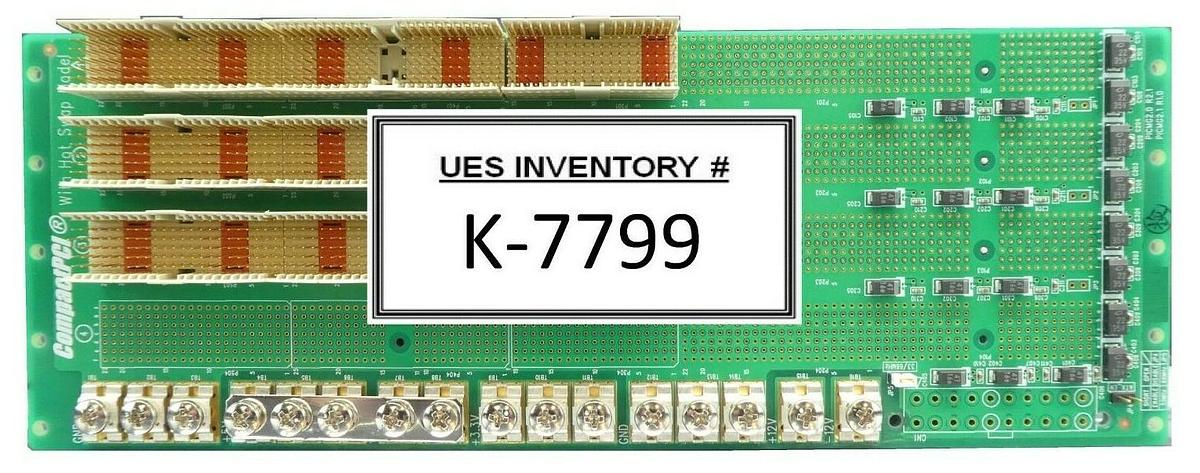 Used CompactPCI E100901M00-A1 Backplane PCB RCP-D4C/NIK1 Nikon NSR FX-601F Working