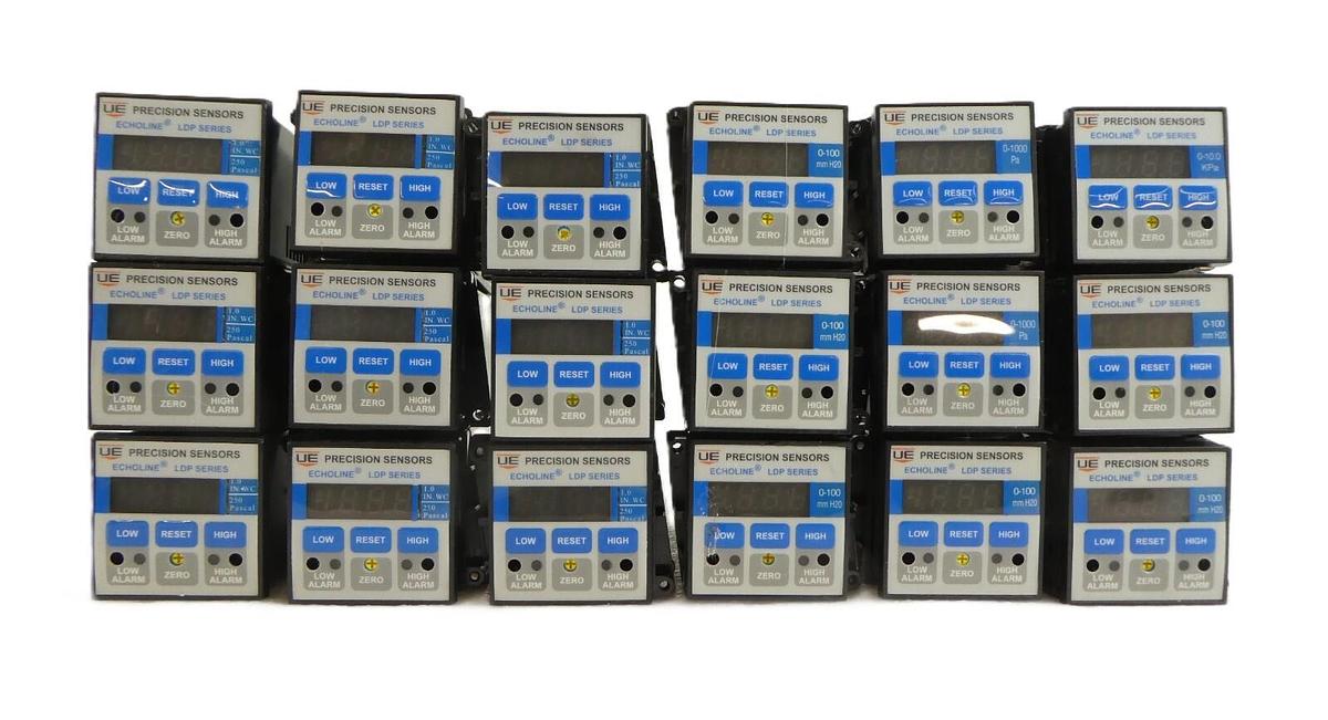 Used UE Precision Sensors LDP Low Differential Pressure Switch Lot of 18 AMAT Working