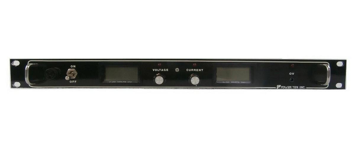 Used Power Ten 3300M-2050 DC Power Supply 0-30 VDC 3300 Series Tested Working Surplus
