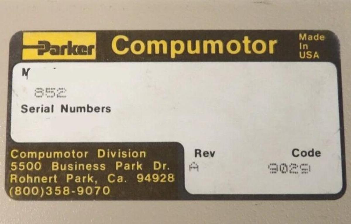 Used Parker 852 Compumotor Machine Control Joystick Series 850 Working Spare