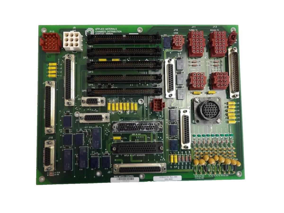Used AMAT Applied Materials 0100-02275 300mm HDPCVD Chamber Distribution PCB Working