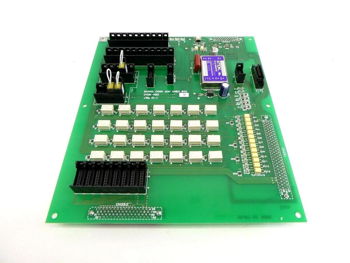 Used TEL Tokyo Electron OYDK-063 Connector PCB CONN ADH CHEM #02 Lithius Working