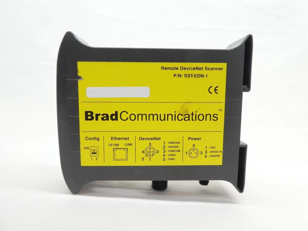 Used Brad Communications SST-EDN-1 Remote DeviceNet Scanner AMAT 0190-29030 Working
