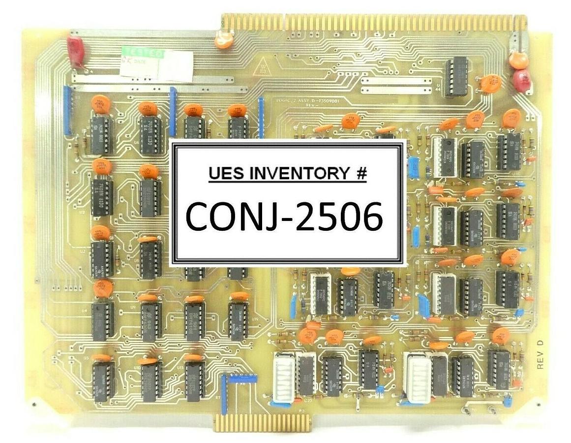 Used Varian Semiconductor VSEA D-F3509001 Logic 2 PCB Card Rev. D Working Surplus