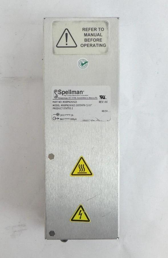 Used Spellman MX8PN24/621 Power Supply MX8PN24/621AB AB Sciex Lot of 3 Working