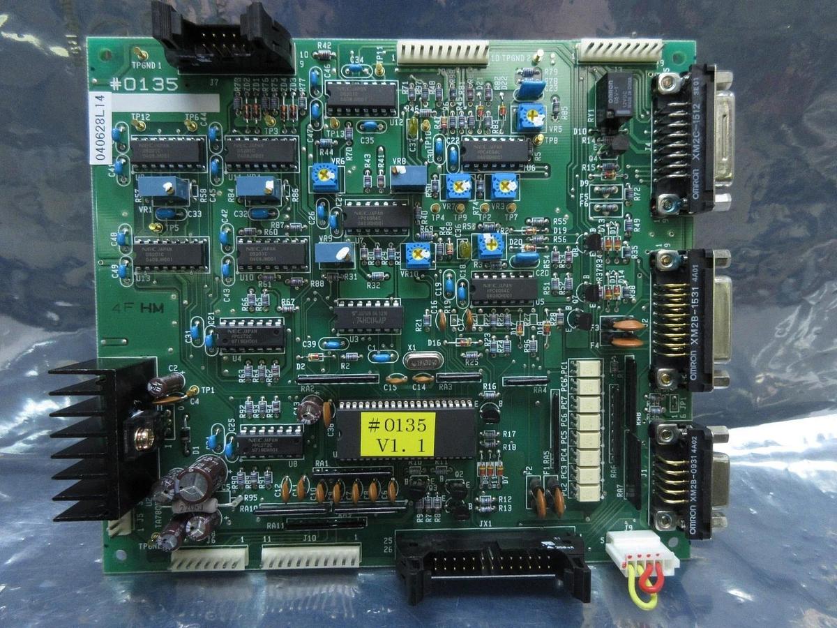 Used Omron #0135 Interface Board PCB Used Working
