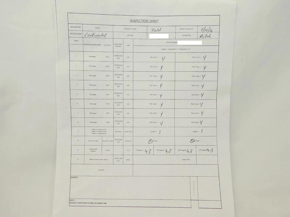 AMAT Applied Materials 0041-32575 300mm Dampened Carrier Critical Etched Coated