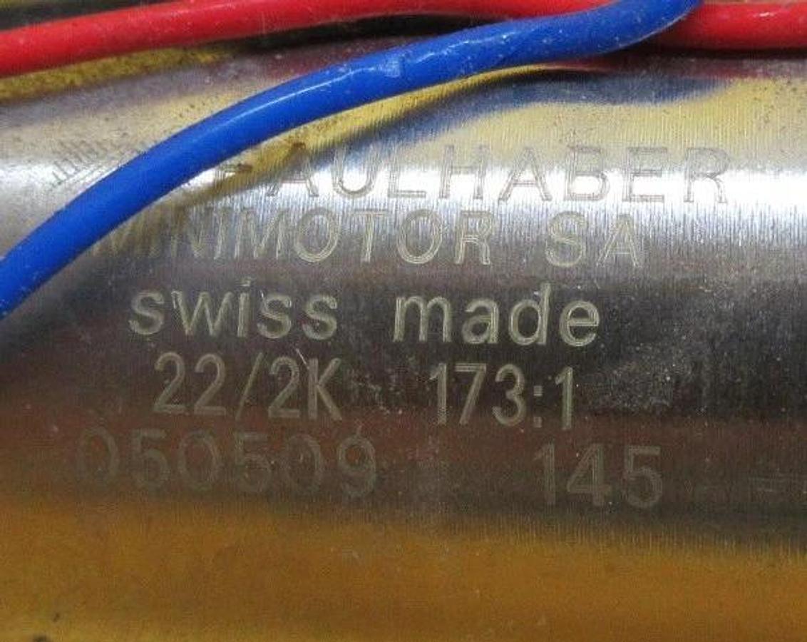 Used Faulhaber 050509 145 Motor Assembly MINIMOTOR SA Nikon NSR System Working