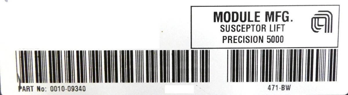 Used Applied Materials 0010-09340 Susceptor Lift Precision 5000 CVD No Belt Untested