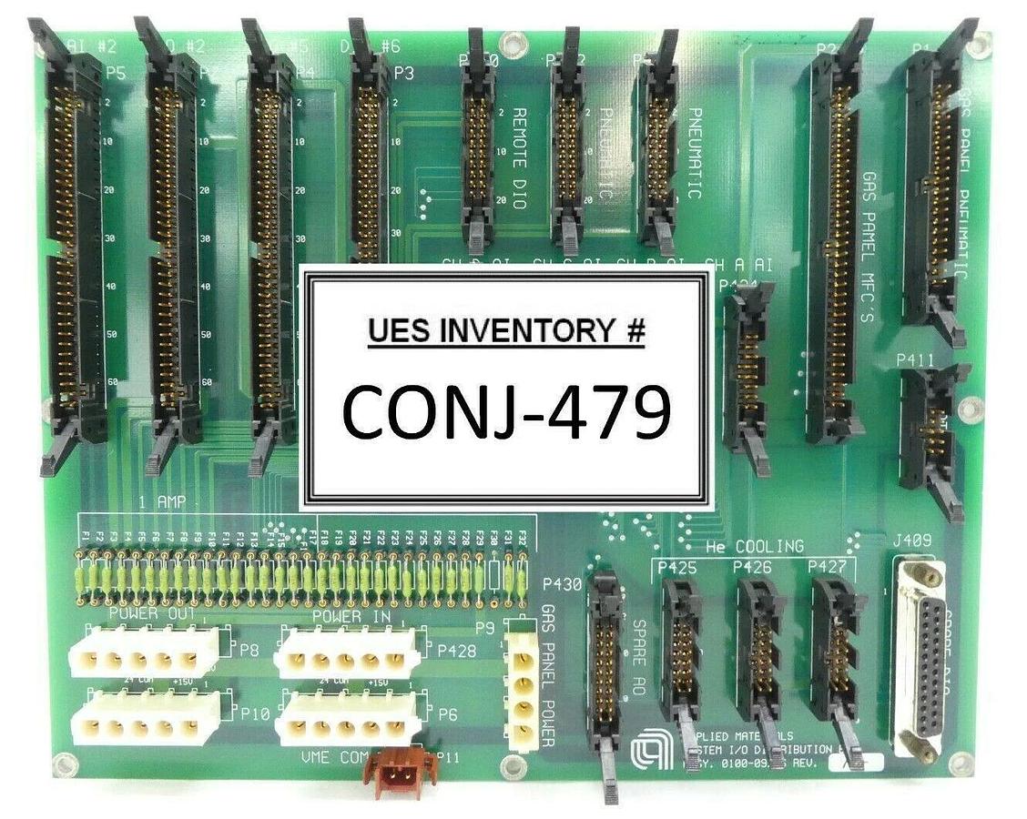 Used AMAT Applied Materials 0100-09246 System I/O Distribution Board PCB Working