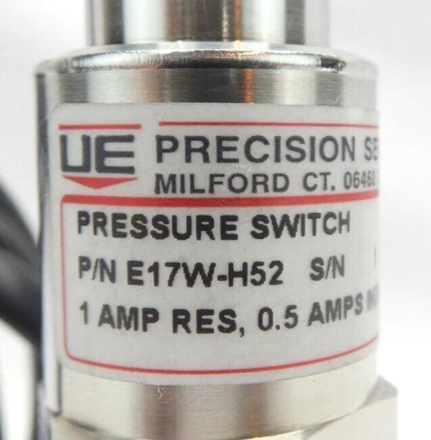 Used UE Precision Sensors Pressure Switch Lot of 5 E36W-L33 E17W-H52 E36W-H25 Spare