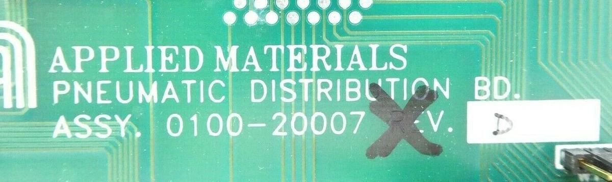 Used AMAT Applied Materials 0100-20007 Pneumatic Distribution Board PCB Working