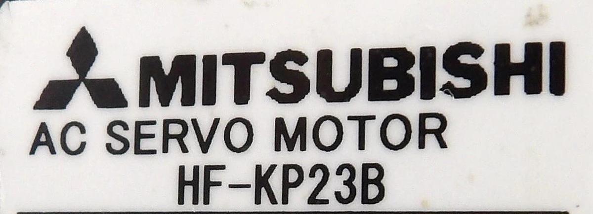Used Mitsubishi HF-KP23B AC Servo Motor w/ VRGS-11B60-200 Able Reducer Working