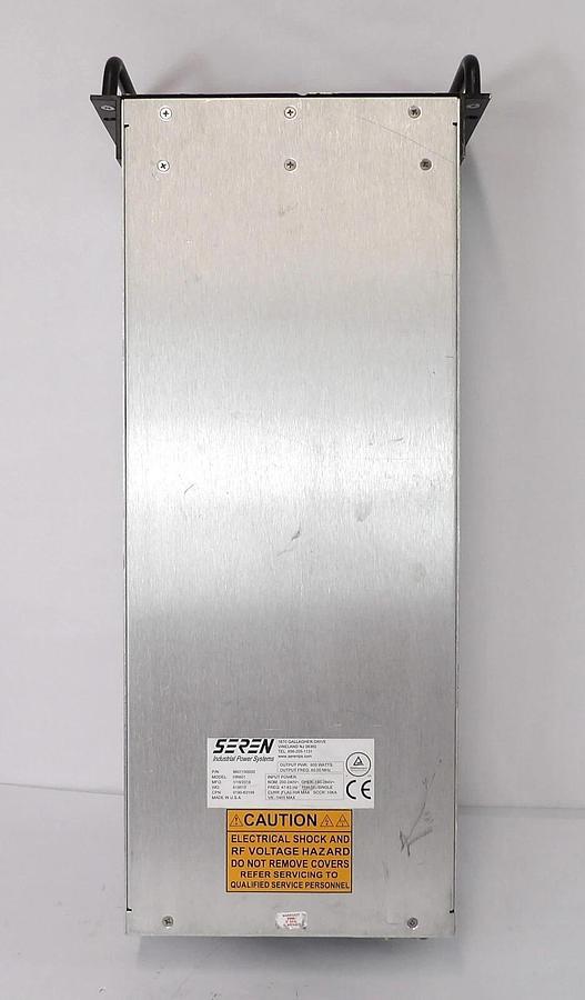 Used HR601 Seren 9601190000 RF Generator 600 Watts @ 60.00 MHz Working Surplus