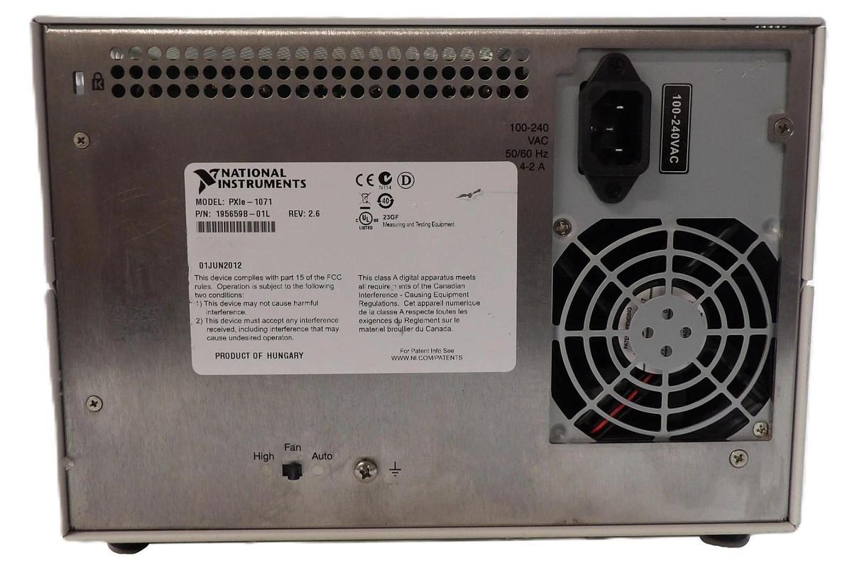 Used PXIe-1073 National Instruments 195659B-01L PXI Express Chassis Working Surplus