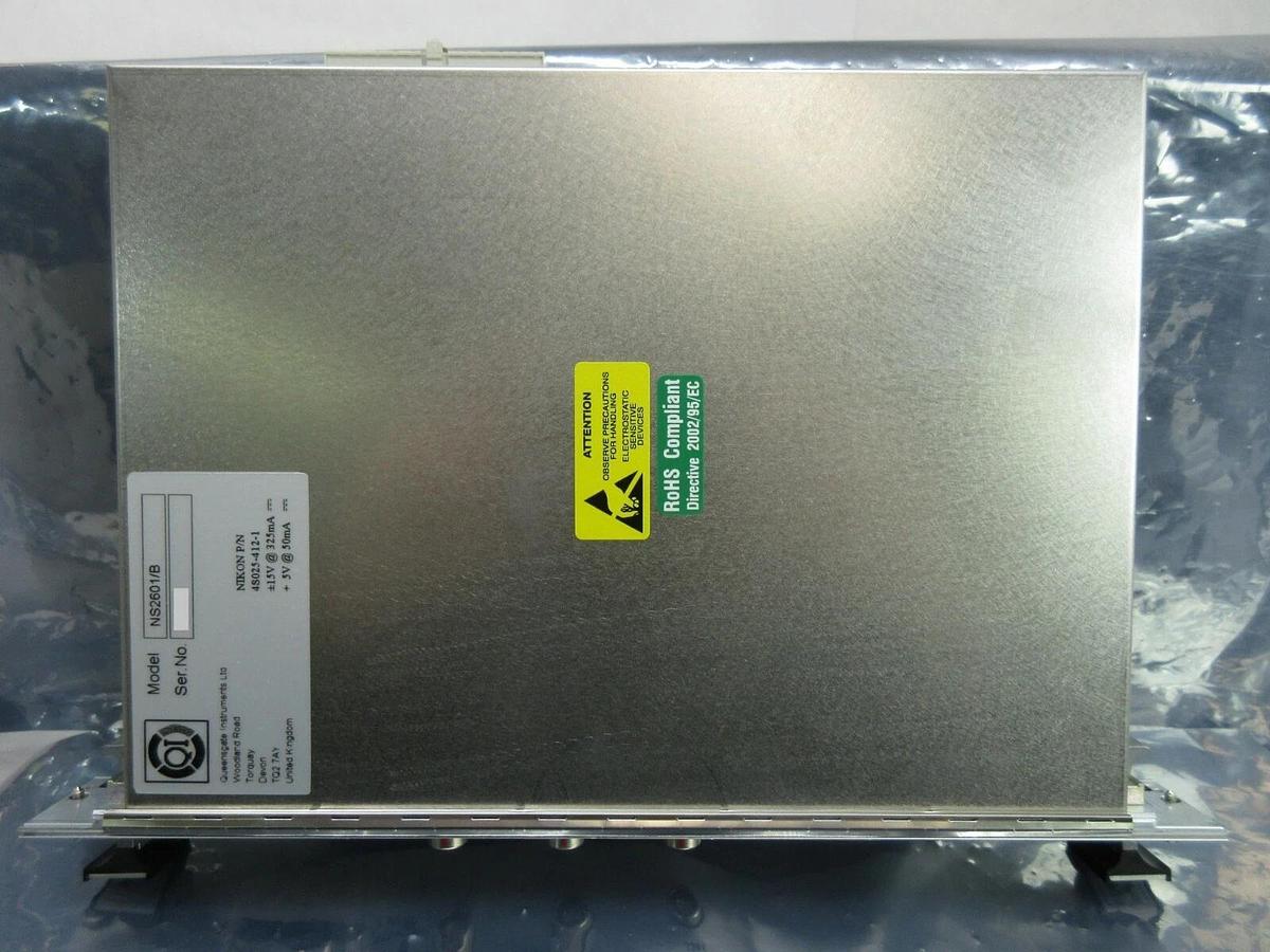 Used QI Queensgate Instruments NS2601/B Controller PCB Card Nikon NSR-S620D Working