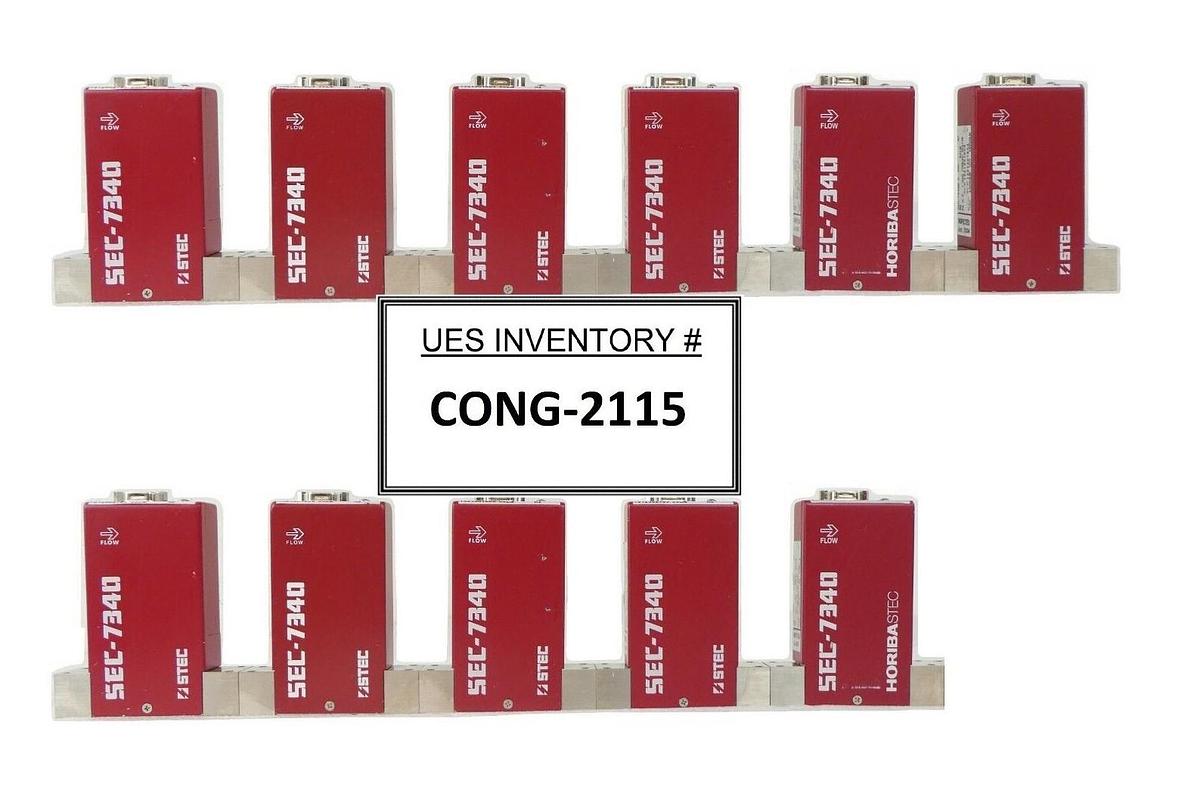 Used Horiba STEC SEC-7340M Mass Flow Controller MFC Reseller Lot of 11 Working Spare