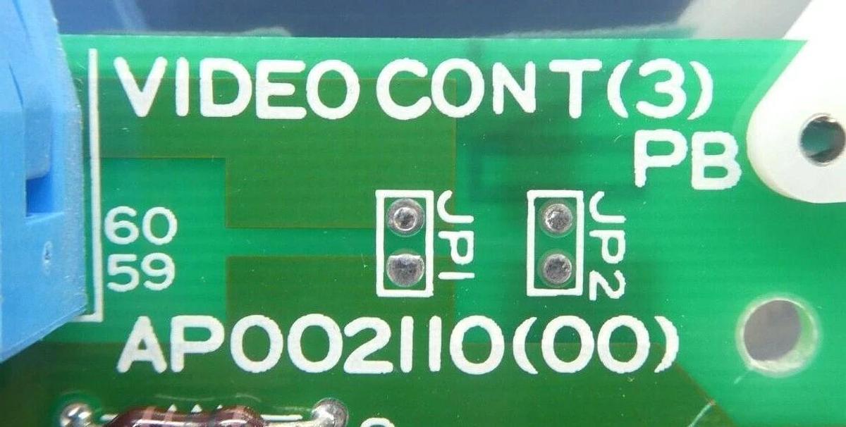 Used JEOL AP002110(00) Video Control PCB Card VIDEO CONT(3) PB JSM-6400F SEM Working