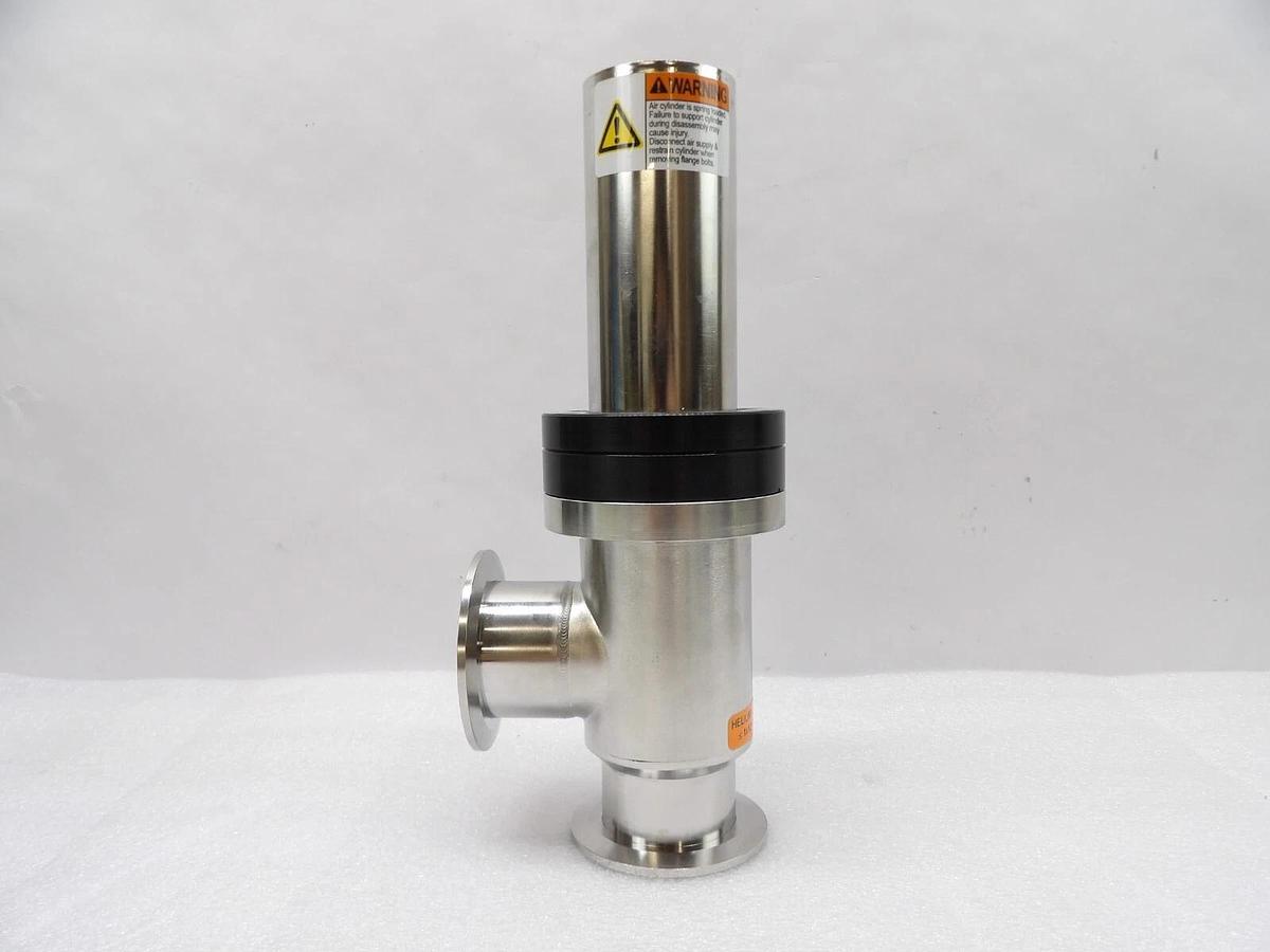 Used Nor-Cal Products 89093290-25 Pneumatic Angle Valve 300mm AMAT Producer Working