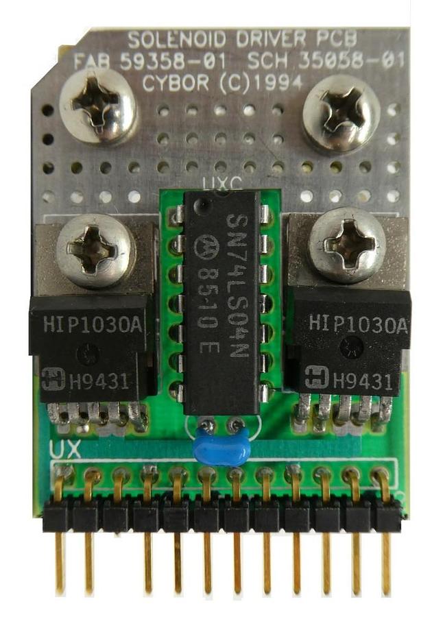 Used Cybor 35058-01 Photoresist Solenoid Driver PCB 59358-01 506A SVG 90S DUV Working