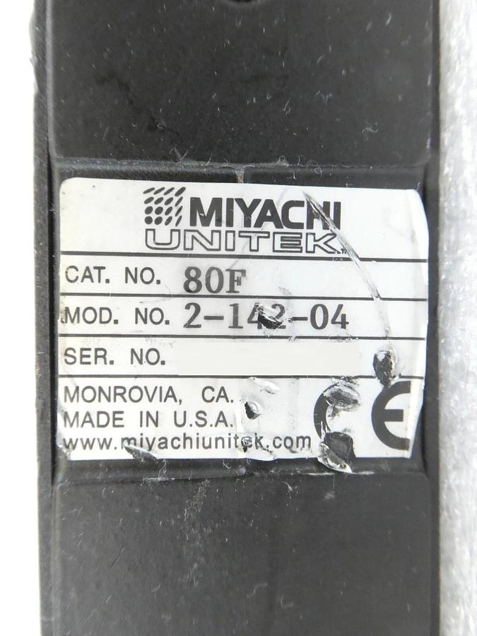 Used Miyachi Unitek 2-142-04 80F Thin Line Weld Head 80 & 88 Untested Surplus
