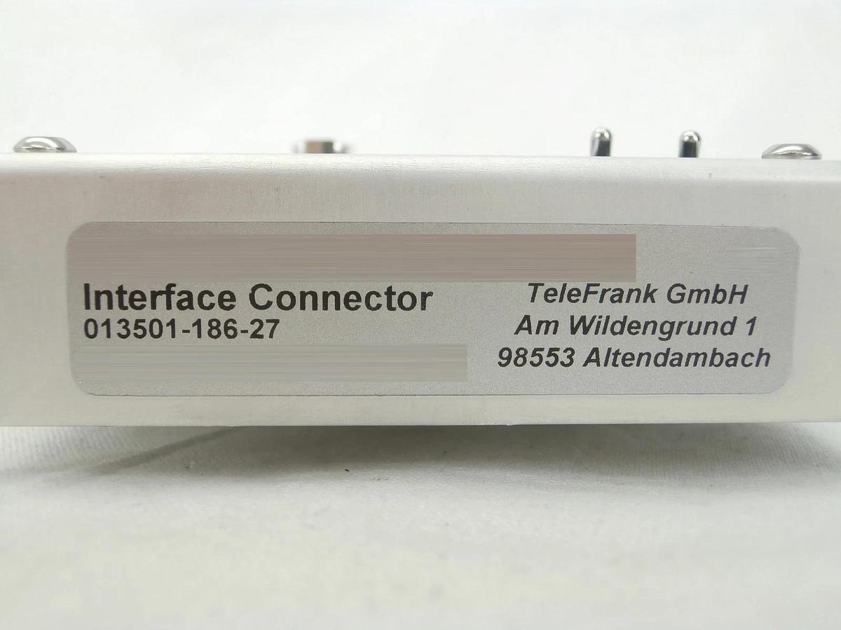 Used TeleFrank 013501-186-27 Load Port Interface Connector Brooks FIXLOAD V6 Used