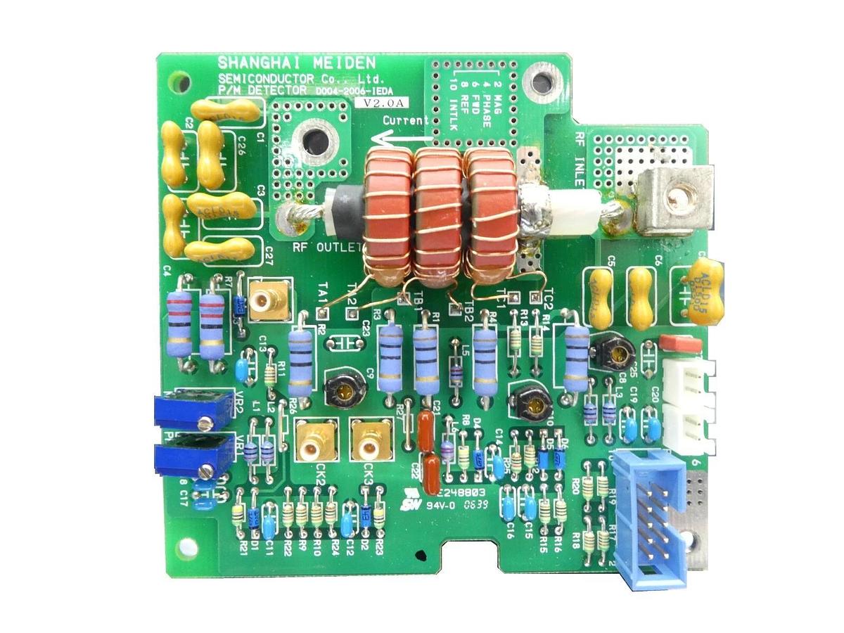 Used Shanghai Meiden D004-2006-IEDA P/M Detector PCB E248803 V 2.0A Working Surplus