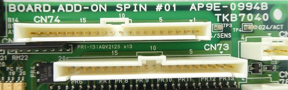 Used TEL Tokyo Electron AP9E-0858E IO Spin #01 PCB TKB7000 AP9E-0994B TKB7040 Working