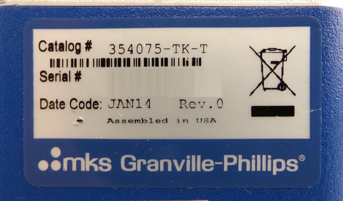 Used Granville-Phillips 354075-TK-T Micro-Ion Gauge Lot of 2 Working