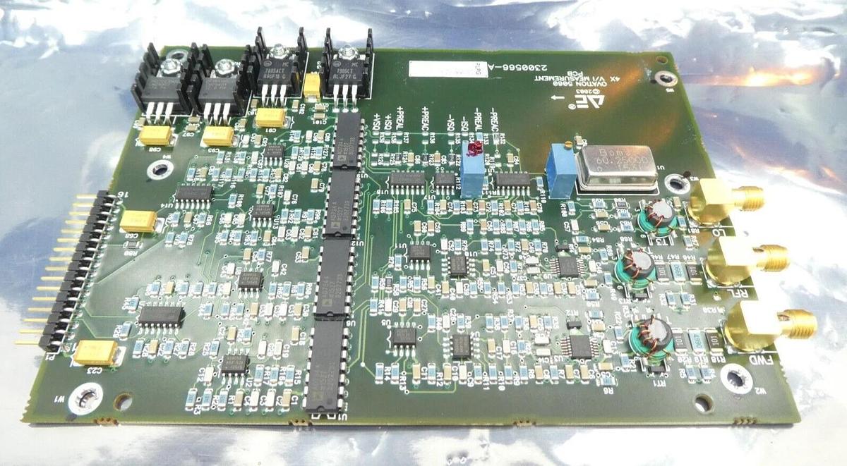 Used AE Advanced Energy 2300566-A Ovation 5060 4X V/I Measurement PCB 1300647 Working