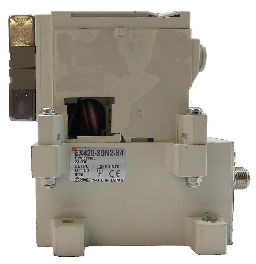 Used SMC EX420-SDN2-X4 16-Port Pneumatic Manifold VV5Q11-16-X3319V AMAT Working