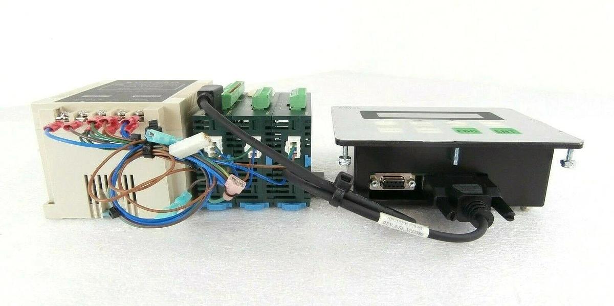 Used Matsushita FP0 Series PLC Set with Display NAiS FP0-C10RS FP0-A21 ATM-20 Working