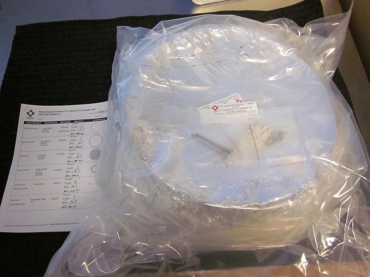 AMAT Applied Materials 04080-00001 8" COHERENT TI CHAMBER KIT New