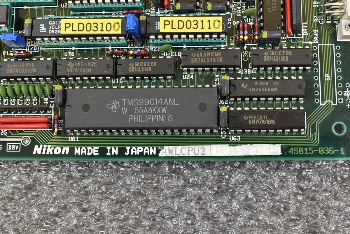 Used Nikon 4S015-036-1 PCB Card AWLCPU2 & 4S014-053 WL2INL Spare Surplus