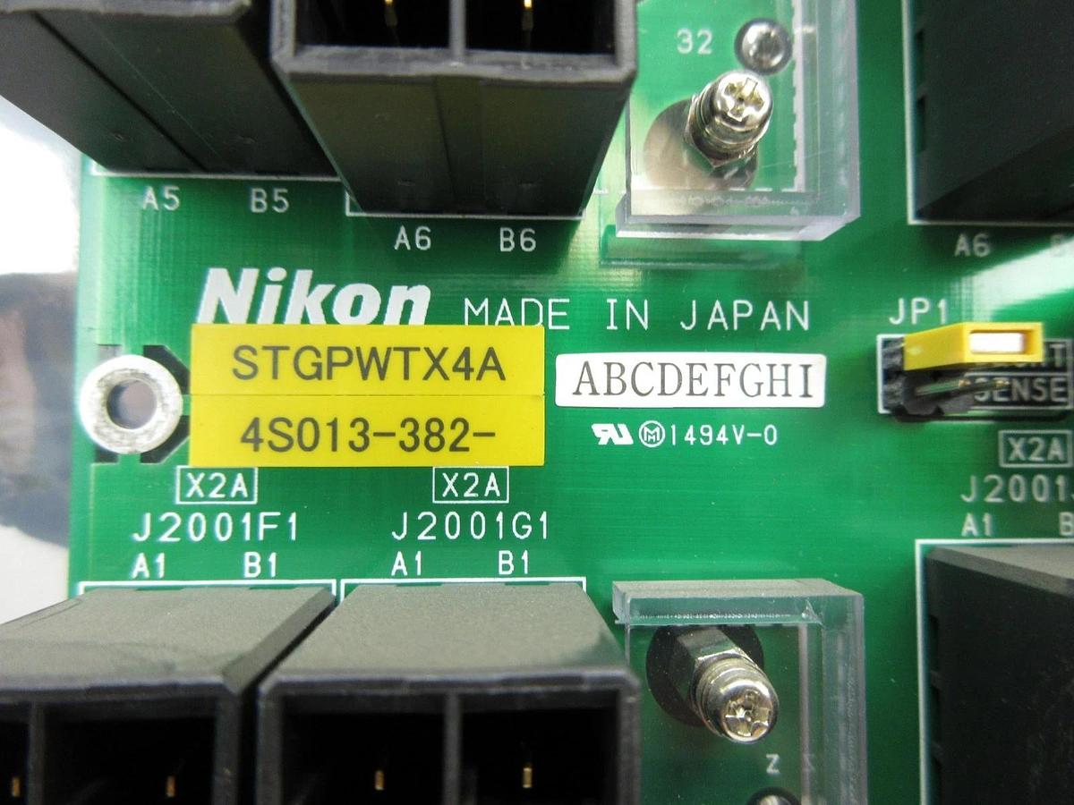 Used Nikon 4S013-382 Backplane Interface Board PCB STGPWTX4A NSR-S307E Used Working