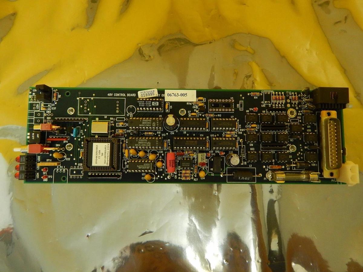 Used Asyst Technologies 06763-005 48V Control Board PCB GaSonics ABX-66242-09-00 Used